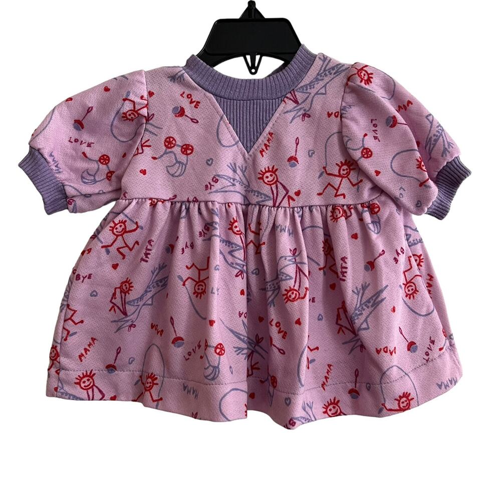 Vintage Polly Flinders Doodle Dress 0-6m